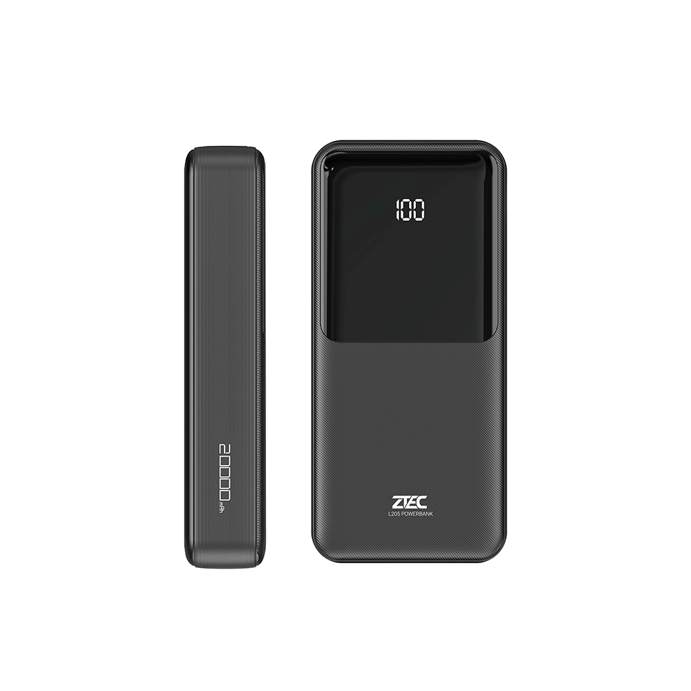 แบตเตอรี่สำรอง ZTEC L205 ความจุ 20000 MAH สีดำ จ่ายไฟสูงสุด 22.5W ชาร์จพร้อมกันได้สูงสุด 3 อุปกรณ์_0